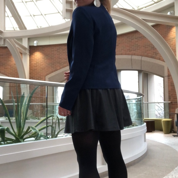 Black and Blue Blazer - Picture 3 of 7